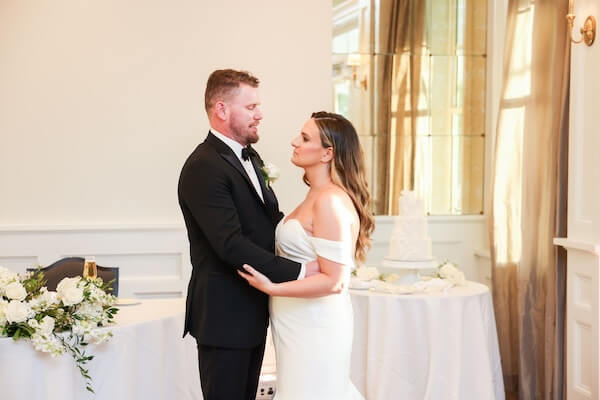 Bride and groom's first dance.