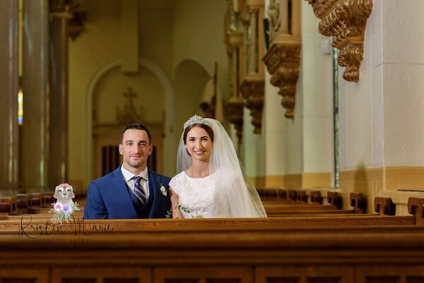 Tampa afternoon wedding at Sacred Heart Catholic Church Tampa.