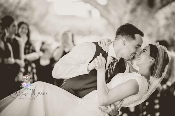 Bride and groom's first dance.