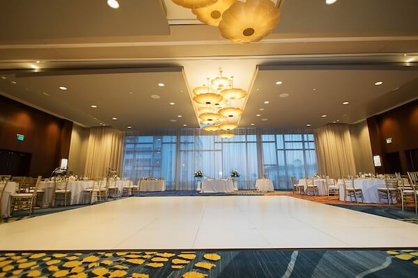 Wedding reception at the Opal Sands Resort in Clearwater.
