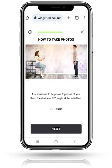 Online measurement app from Jim's Formal Wear makes renting a tuxedo easier.