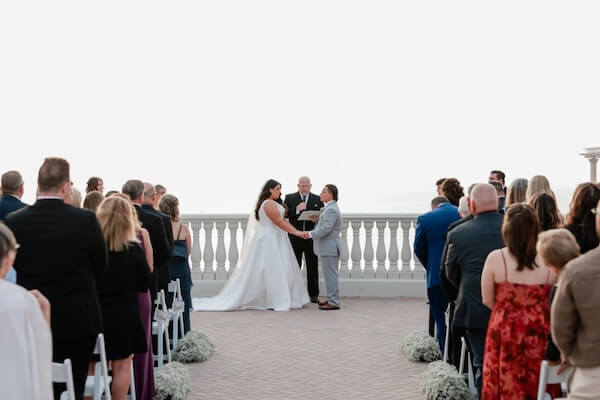 A wedding ceremony on the Hyatt Regency Clearwater Beach's Sky Terrace.