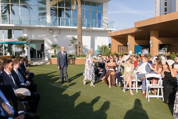Grandparents of the Groom are also known as Flower Grandparents.