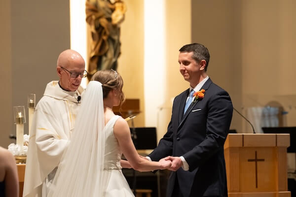 A Nuptial Mass at St. Paul's Catholic church in St. Petersburg. Florida.