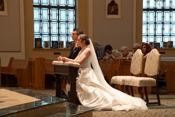 A Nuptial Mass at St. Paul's Catholic church in St. Petersburg. Florida.