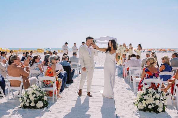Just Married on Clearwater Beach!