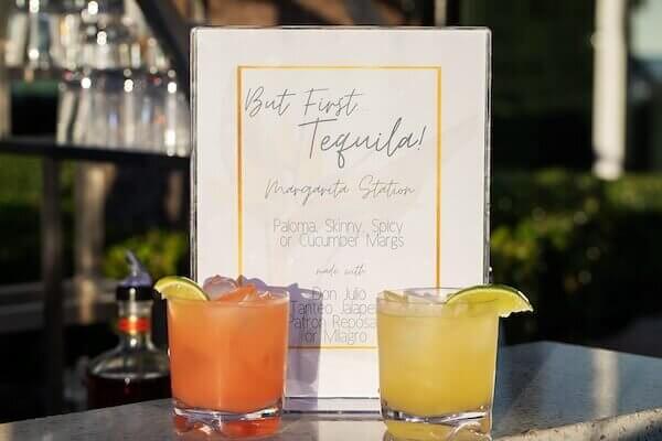 Margarita Bar for a Florida wedding.