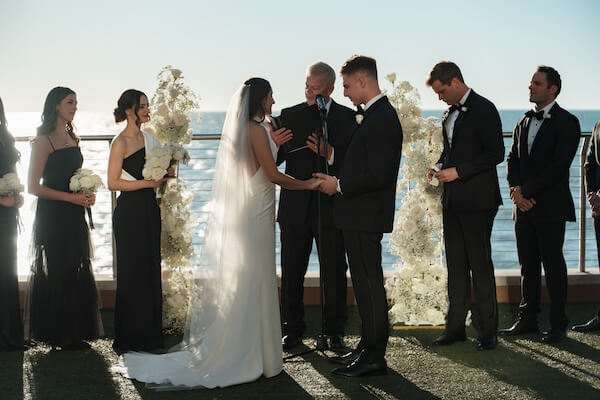 An Opal Sands wedding ceremony.