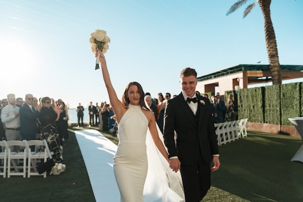 An Opal Sands wedding ceremony.