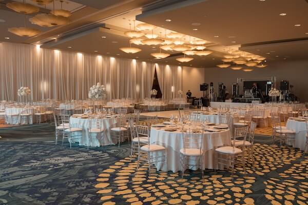 the ballroom of the Opal Sands Resort.