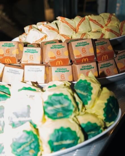 Late night snacks at a Clearwater wedding reception.