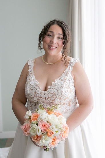 Bride before her Wyndham Grand Clearwater Beach wedding.