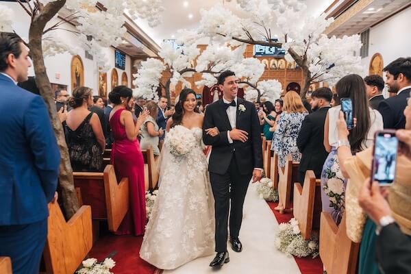A wedding at St. Mary and St. Mina Coptic Orthodox Church in Clearwater, Florida.