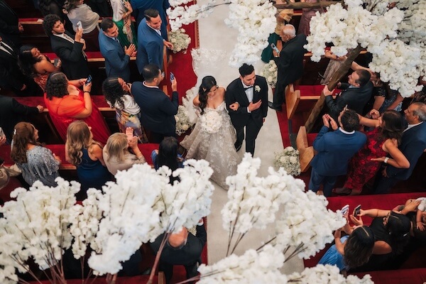 A wedding at St. Mary and St. Mina Coptic Orthodox Church in Clearwater, Florida.