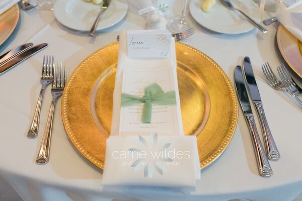 A Wyndham Grand Clearwater Beach wedding reception.