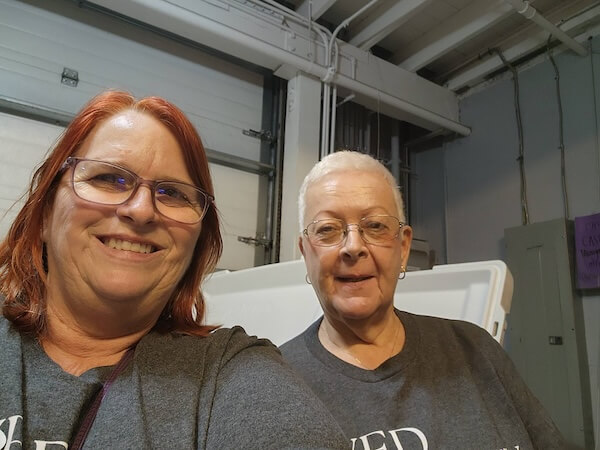 Special Moments Event Planning team volunteering at Hope Villlages of America.