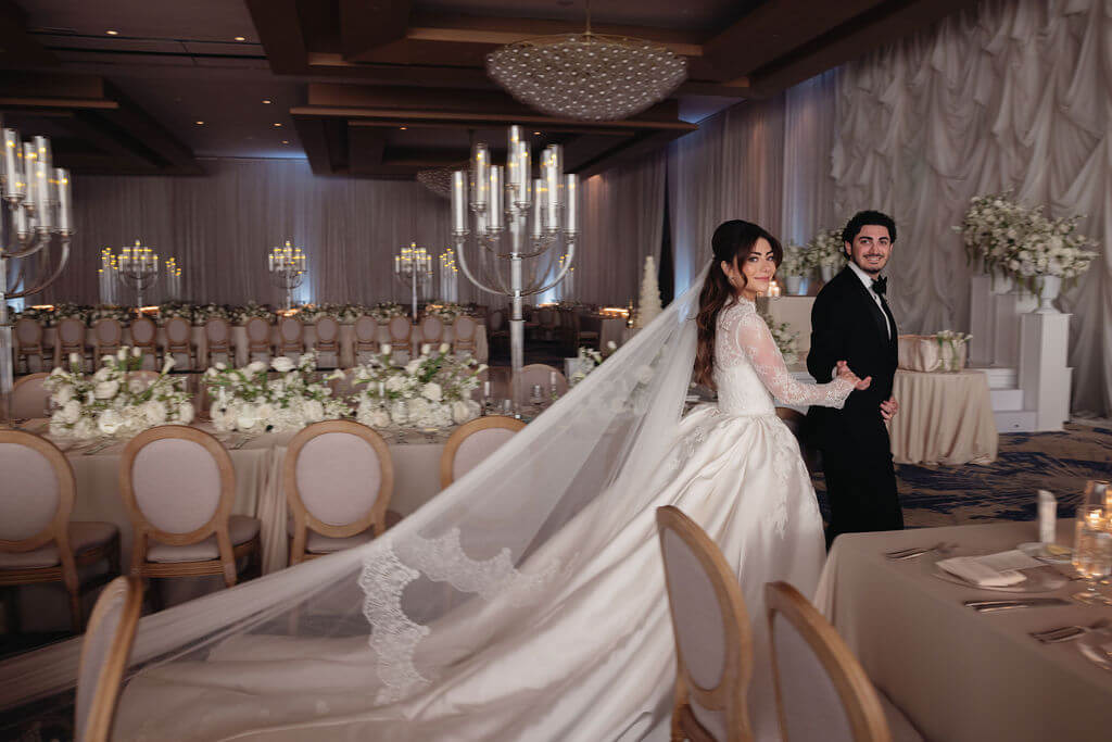 “Luxury multicultural wedding reception in Tampa Bay with elegant décor and coordinated design”